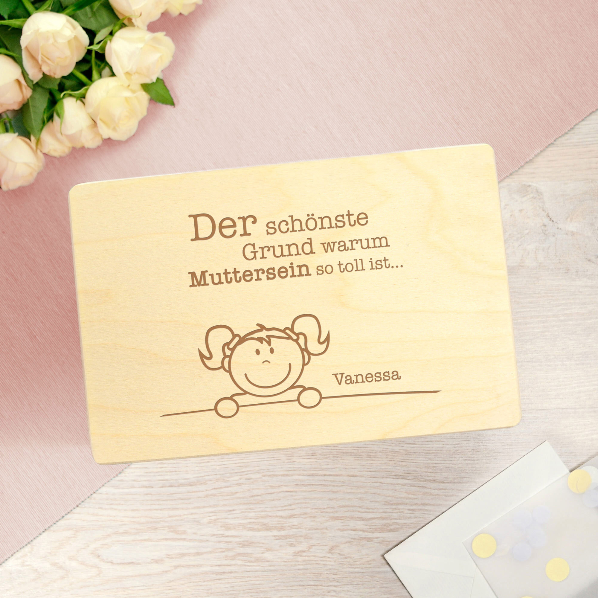 Erinnerungsbox Muttersein - Personalisierte Memory Box 3