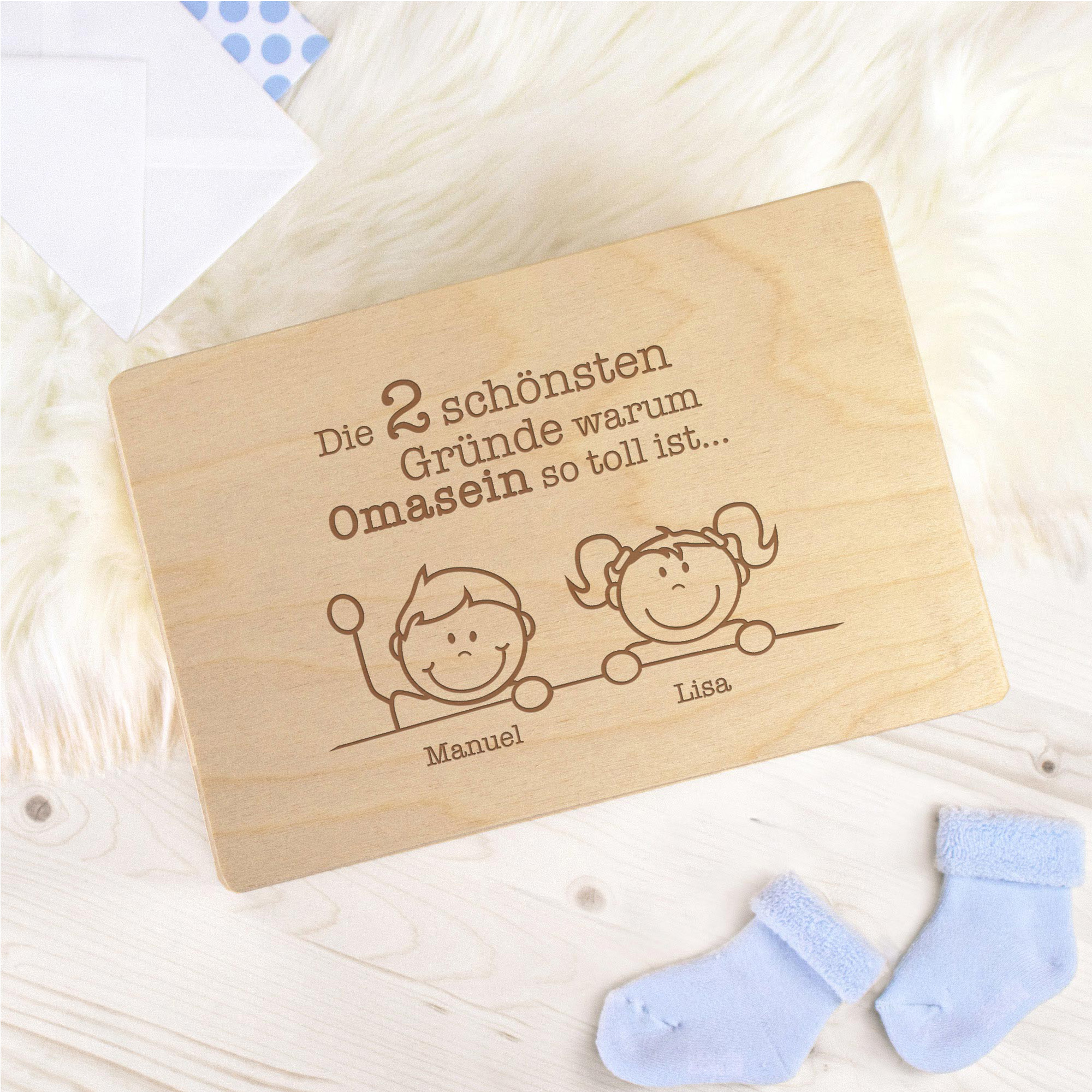 Erinnerungsbox Omasein - Personalisierte Memory Box 3